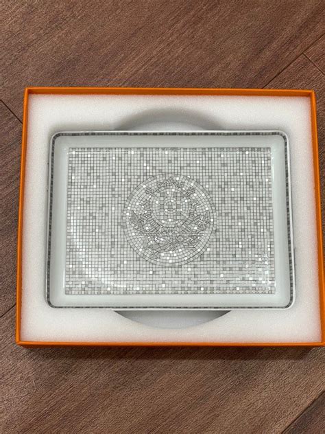 hermes barware|hermes mosaique tray.